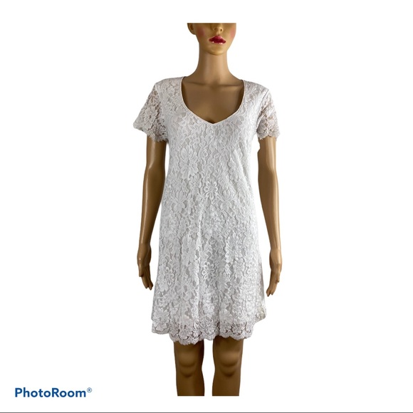 Show me your Mumu white lace  dress size medium - Picture 5 of 10